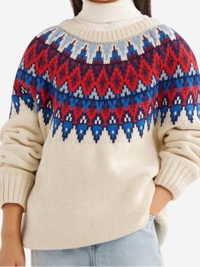 NWT Roots Unisex Kids Nordic Sweater size XL / ~12 yrs